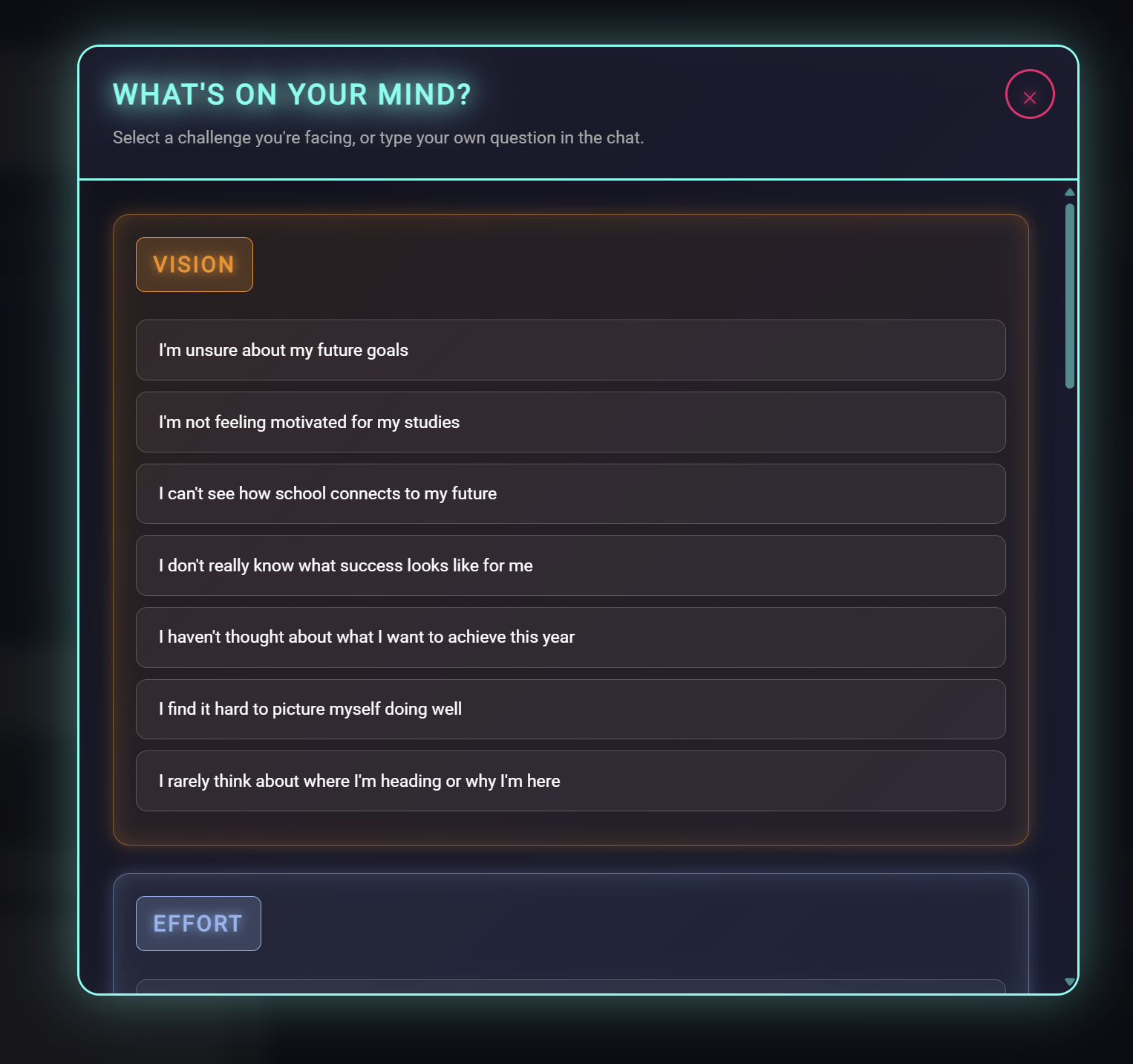 AI Student Coach Conversation
